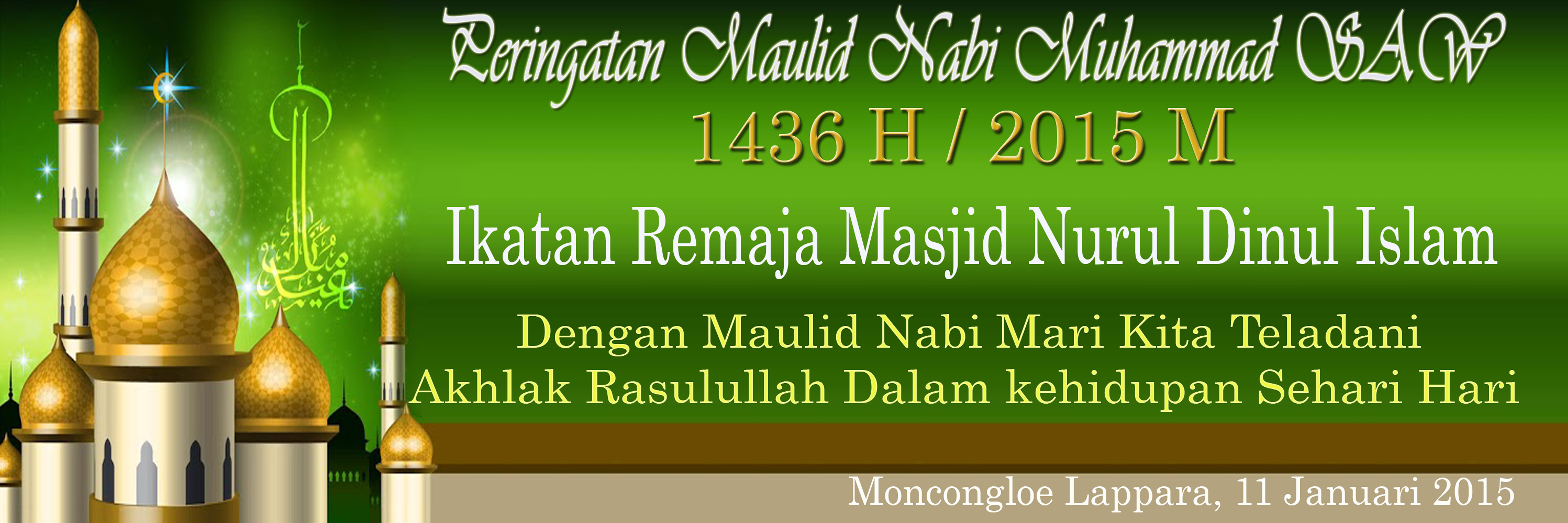 Maulid Nabi Muhammad SAW – Moncongloe Family